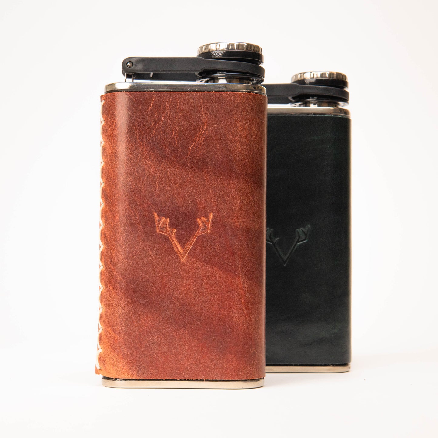 Leather Hip Flask : Stanley Edition