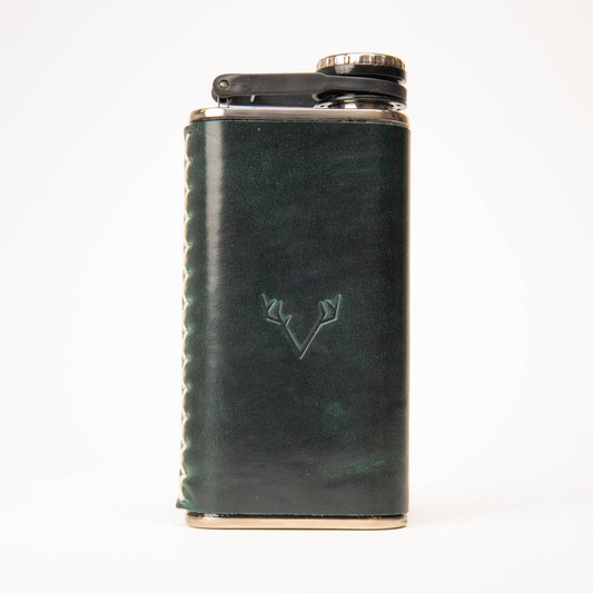 Leather Hip Flask : Stanley Edition